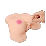 HUIJIAN Weibliche Gedruckte Hüften Doppelkanal Männer Umweltschutz TPR Weichen Silikon 3D-Kanal Super Elastisch 23 * 26 * 10cm (Farbe : Flesh, größe : 23 * 26 * 10cm)