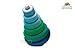 Grimm's Toys Wobbly Stacking Tower, blue