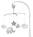 Produktbild JaBaDaBaDo Musikmobile "Elefant grau" mit Mobilearm Pastell Mobile mit Musik Einschlafhilfe Junge Mädchen Tiere Kinder Baby Kinderzimmer Babybett