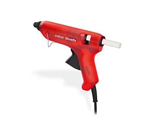 Steinel Heißklebepistole Gluefix, Elektronische Temperatursteuerung durch PTC-Heiztechnik, Klebepistole inklusive 2 Cristal Klebesticks 11 mm, Heißkleber ideal für kreatives Arbeiten, Basteln und Dekorieren, 333911
