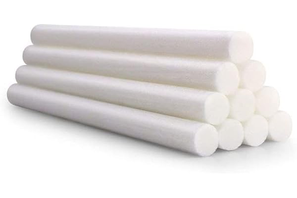 SIXTOL Högkvalitativ ersättning bomullspinnar för aromspridare universal, 10 stycken x 125 mm
