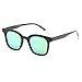 Produktbild CANDLLY Brille Damen, Unisex koreanische Version Klassisch Polarisierte Sonnenbrille Verspiegelte Linse Leichte übergroße Brillen Zubehör(Grün,One Size