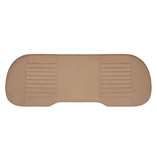 Preisvergleich Produktbild WINOMO Auto-Sitzbezug PU-Leder-Holzkohle-Auto-Sitzbezug-Auf... Abdeckung (Beige)
