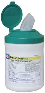 Q08472 PT# Q08472- Wipes Surface Cleaning Germicidal Sani-Cloth HB Lg 160X12/Pk by, PDI Professional Disposables by PDI Professional Disposables by PDI Professional Disposables