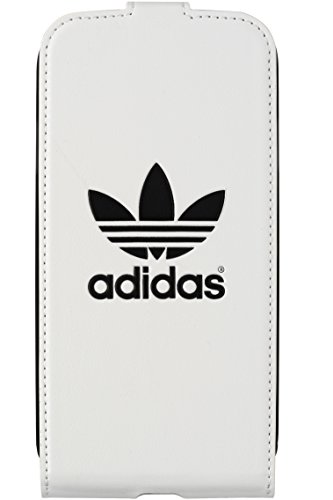 Adidas BXAD15680 - Funda flip con tapa para Samsung Galaxy S4  Blanco Negro