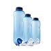 Produktbild 3x Trinkflaschen-Set,BPA-frei, Tritan-Flaschen inkl.Silikondichtung Sparset für Sport, Freizeit, Reisen,Schule 1x 1,Liter, 1x 0,75 Liter, 1x 0,5