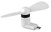 Produktbild yayago Micro USB OTG Mini Ventilator Fan Lüfter für Xiaomi Redmi Note 5 USB On-The-Go