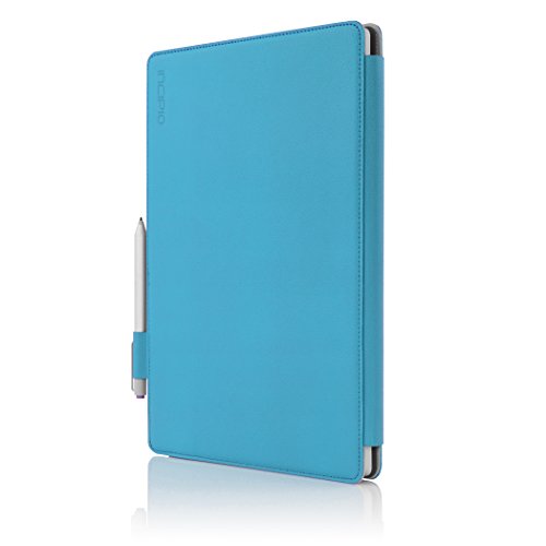Incipio MRSF-070-CYN Roosevelt Folio Microsoft zertifizierte Kunstledertasche mit Standfunktion und Type Cover Kompatibilität für Microsoft Surface Pro 3 – hellblau - 2
