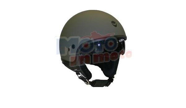 HELMO Casco Jet Puro M Verde : Amazon.it: Auto e Moto