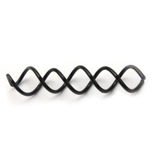 10 Schwarz Spirale Haarspange Hair Clip Haarklammern für Lange/Mittellange Haare - 5