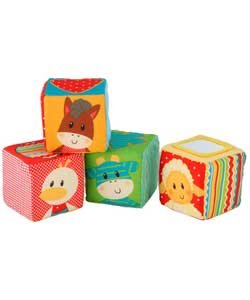 Early Learning Centre Blossom Farm Touch and Feel Cubes