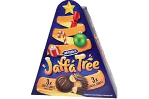 DIVAS SPIRITUAL Jaffa Tree Light Sponge Cakes Treat with Orange Flavoured Filling Hamper Classic Snack Gift