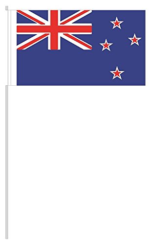 10 x Papierfähnchen "Neuseeland" - partydiscount24®