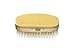 Kent Finest Men's Range Military Style Rectangular Satin and Beech Wood  Natural Bristle Brush White