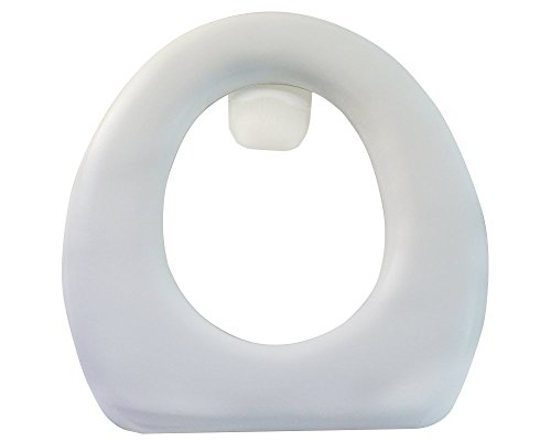 WENKO WC-Sitz Baby Softsitz, abwaschbar, hautsympatisch,hygienisch, luftgefederter Ring, ca. 28,5 x 30,5 cm, Weiß - 3