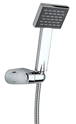 Louisiana am50006 Duplex exterior completo de ducha 1 chorro antical y flexible, Gris, Juego de 2 piezas