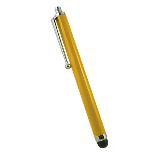 Xtra-Funky Exklusiv qualitativ hochwertiger universaler kapazitiver 11cm langer Stylus Stift mit Weichgummispitze ideal für alle Arten von Touchscreen Geräten / iPad 1 2 3 Mini / iPhone 3 4 5 / Samsung / Nokia / BlackBerry / Kobo / Tablets und viele mehr - Gold