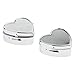 Produktbild Sharplace 2pcs Pillendose Metall 7 tage Pillenbox Medikamentendosierer Tablettendose mit 2 Fächer