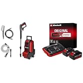 Einhell HYPRESSO 36/105, Ak&uuml;l&uuml; Y&uuml;ksek Basın&ccedil;lı Yıkama Makinesi + 18V 2 x 4,0 Ah PXC Twincharger Kit, Ak&uuml; ve Şarj Cihazı