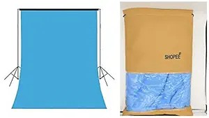 SHOPEE 8 x12 FT SkyBlue LEKERA Backdrop Photo Light Studio Photography Background with Carry CASE - Camera Accessory