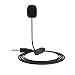 Produktbild Heaviesk Studio Speech Mic Mikrofon Tragbare 3,5 mm Mini Studio Speech Mic Mikrofon w/Clip für PC Desktop Notebook Vorträge Teaching Mic Schwarz