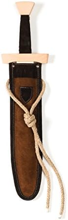 Fantashion WS 117 Sword Set Short Leather Dark Brown