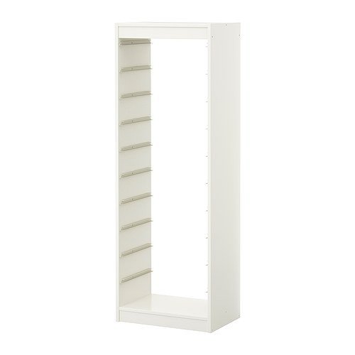 Preisvergleich Produktbild IKEA TROFAST Regalrahmen in weiß; (46cm x 30cm x 145cm)
