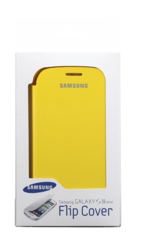Samsung Flip - Funda para m vil Galaxy S3 Mini Permite hablar con la tapa cerrada sustituye a la tapa trasera amarillo reviews Samsung Flip - Funda para m vil Galaxy S3 Mini Permite hablar con la tapa cerrada sustituye a la tapa trasera amarillo