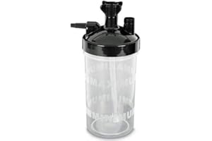 THE OXYGEN STORE Salter Labs® Bubble Humidifier 350 cc - Dry 6 PSI Pop-Off 7600 for Oxygen Concentrator O2