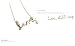 Girlz! Gold Finish Chic Love Pendant With Chain - FY-3G4U-QKFQ RS.159.00