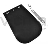  V PARTS - 55447/54 : Faldón guardabarros delantero Vespa goma blanda 250x170mm