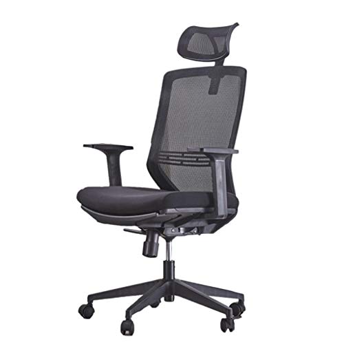 Preisvergleich Produktbild LHQ Computerstuhl, Ergonomie-Bürostuhl, T-förmige Armlehne, Drehstuhlabstützung, Lehnendes Heben des Dauerhaften Netzes Drehen Sich