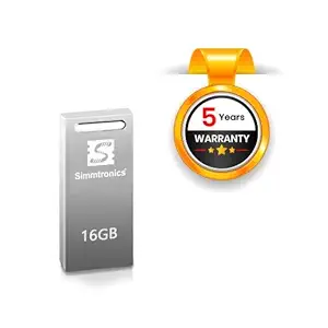 Simmtronics 16 GB USB Flash Drive with Metal Body