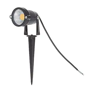 Signature 3watt Outdoor Led Garden Light Led Spike Warm White Focus,IP65 Water Resistant & Adjustable Black Aluminium Body Garden Lights (Warm White Color).