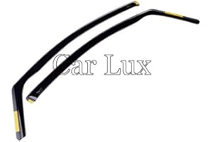 Car Lux AR00073 - Derivabrisas Deflectores de Viento Derivabrisas Kit de 2 Piezas para Land Cruiser 90 Desde 1994-2002