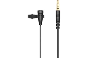 Sennheiser XS Lav, Micrófono Lavalier Omnidireccional con Pinza con Conector TRRS de 3,5 mm para Móvil y PC, 509260