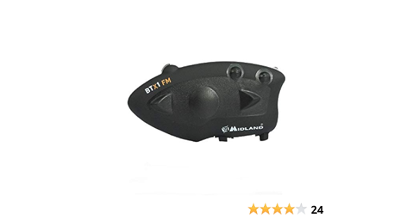 Midland Btx1 Fm Plus Interfono Moto Casco Bluetooth senza Fili Singolo per  Conversazioni Pilota Passeggero, Hi-Fi Speaker, Cavo Aux per iPod/Lettore  Mp3, Aggancio Morsetto, Adesivo per Tutti i Caschi : Amazon.it: Elettronica