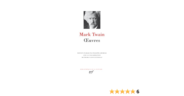 œuvres Twain Mark Jaworski Philippe Jaworski Philippe Constantinesco Thomas Livres Amazon Fr