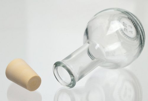 24er Set leere Glasflaschen „Tulip“ 100 ml incl. Korken und Flaschendiscount-Rezeptbroschüre zum selbst Abfüllen, Flasche, Likörflasche, Schnapsflasche von Flaschendiscount - 4