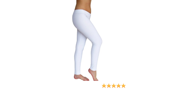 white dance leggings
