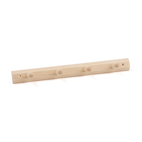 Sauna Hakenleiste - Kiefer, 4 Haken (Pinetta)