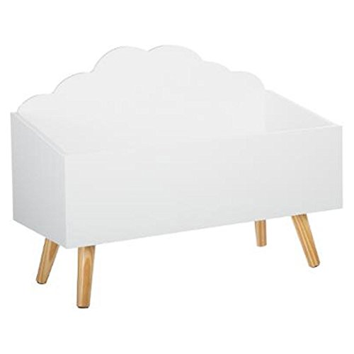 spécification Atmosphera Coffre à Jouets Meuble de Rangement - Forme Nuage - Coloris Blanc
