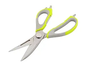 Lycus 10 in 1 Mighty Shears Scissor Multipurpose Stainless Steel Scissor Best Shear of Cooking Scissor Knife/Cutter/Peeler/Opener/Fish Scale Scraper/Slicer/Nutcracker/Food Scissors/Vegetables Cutter