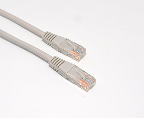 CM:TRONIC CAT.5 Ethernet LAN Patchkabel Gigabit Netzwerkkabel Patch Kabel (RJ45, Cat 5, UTP, 1000 Mbit/s) 2 x RJ45 Stecker ideal für Switch , DSL Verbindungen , Patchfelder , Patchpanel , Router , Modem , Access Point und andere Geräte mit RJ45 Anschluß ,CAT Kabel KAT Kabel kompatibel zu cat.5 cat.5e cat.6a cat.7 5,0 m grau