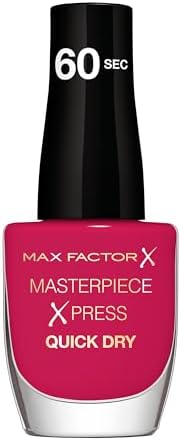 Max Factor, Smalto Unghie Masterpiece Xpress, Formato 8 ml, Colore 250 Hot Hibiscus