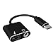 Produktbild Pinzhi Upgraded Typ C auf 3,5 mm Klinke Audio Adapter Kopfhörer Ladegerät USB Audio Kabel Ladegerät 2 in 1