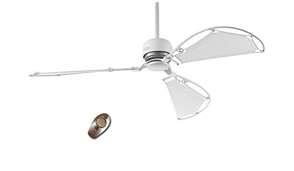 Hunter Avalon Ceiling Fan With White Sail Cloth Blades Amazon Co