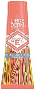 Libre Derm Vitamin E Cream to Hande Seychelles Coconut and Sandalwood, 1.25oz. 30ml.