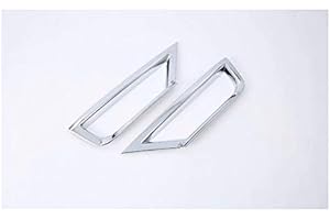 LUPSTY 2 x ABS-Chrom-Front-Nebelscheinwerfer-Verkleidung für T-Roc 2018, 2019, 2020.