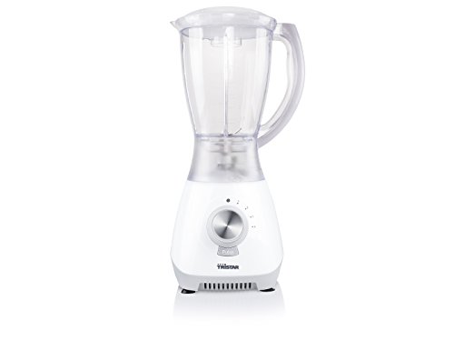 Tristar BL-4447 – Standmixer, 1,5 L Kunststoffbehälter, Edelstahlklingen, weiß - 2